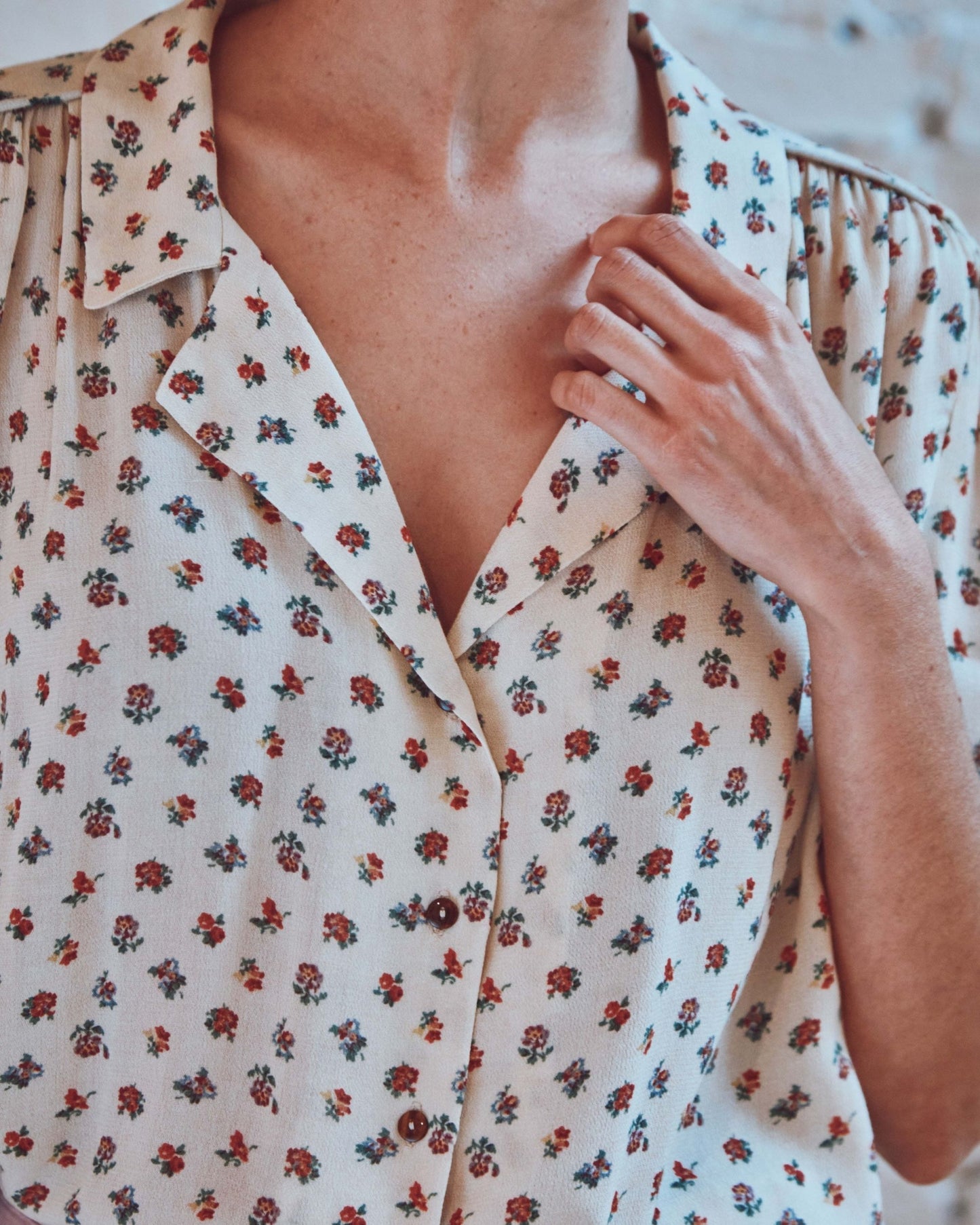 Blouse écru freesia