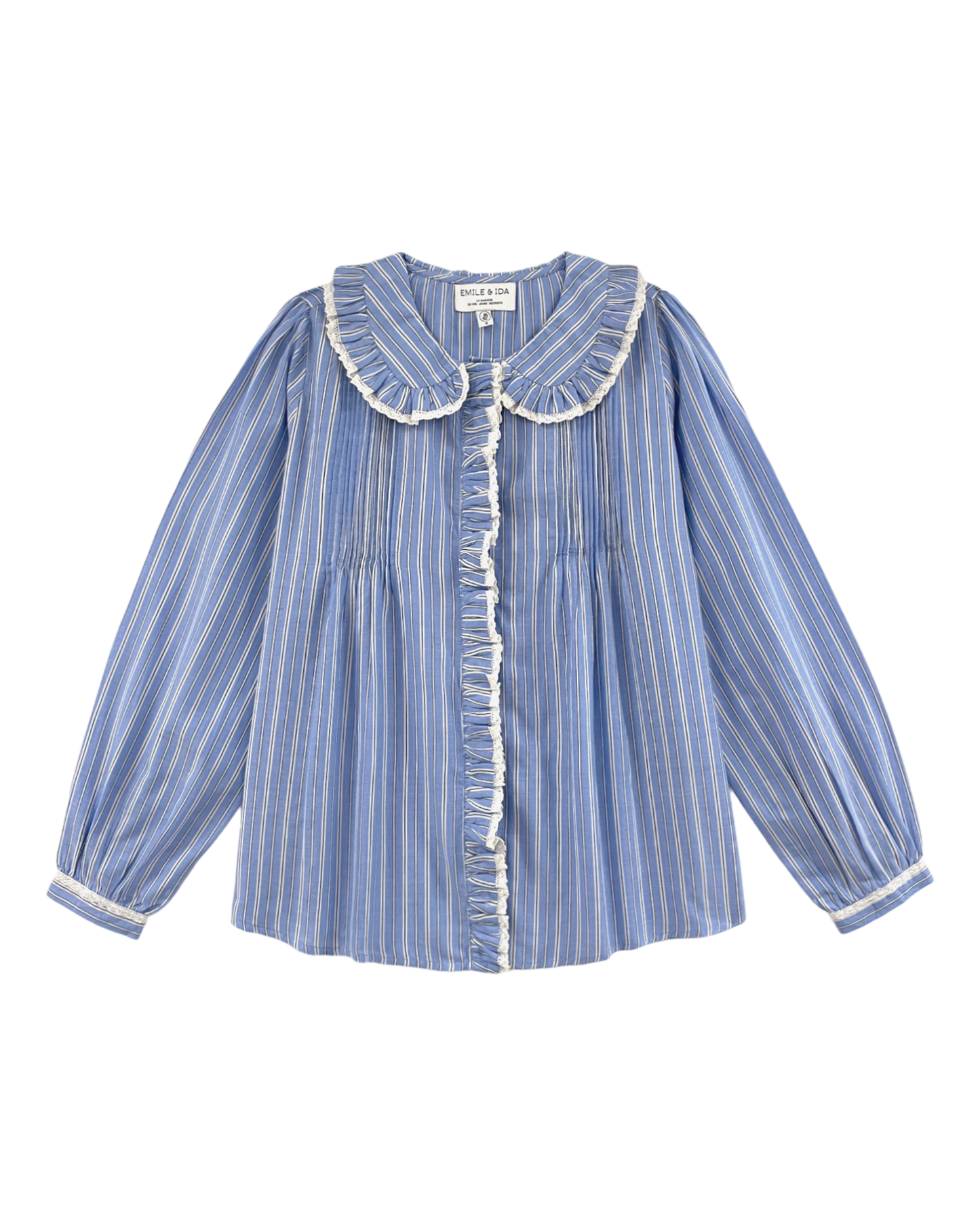 Blouse rayures bleu et blanc