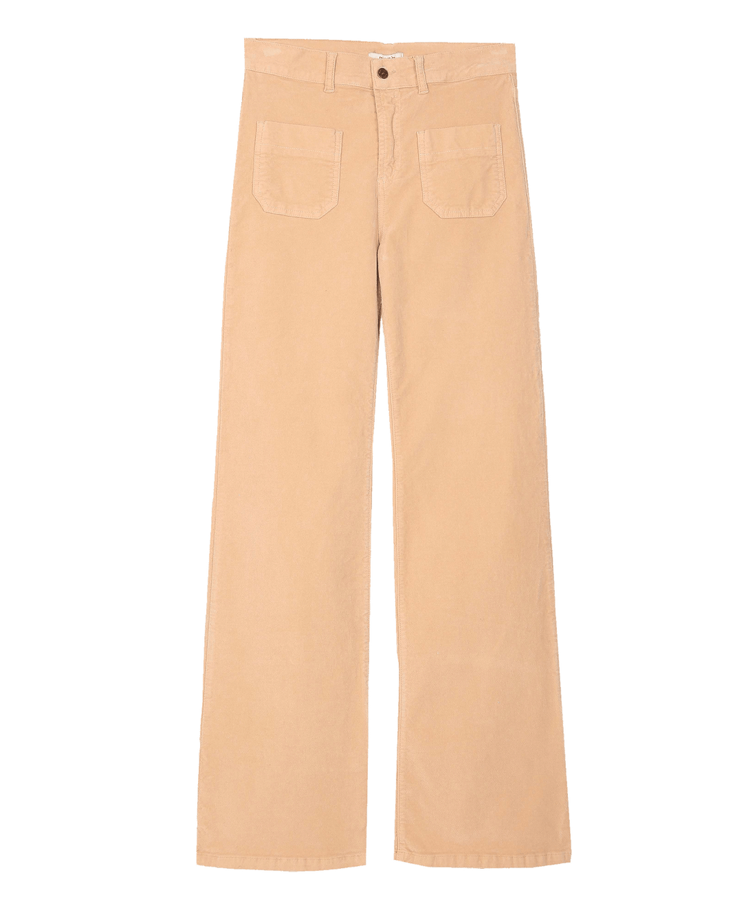 Pantalon velours flare dune