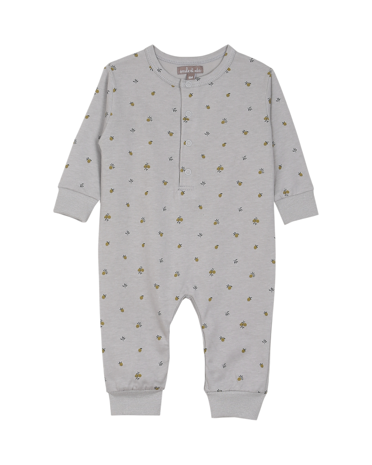 Cadeau naissance coton bio brume