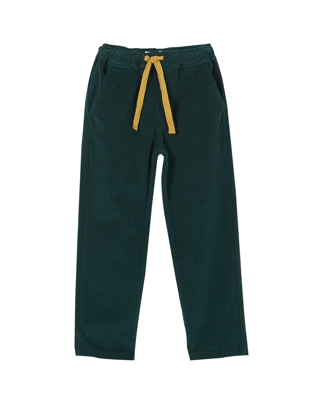 Pantalon velours côtelé vert