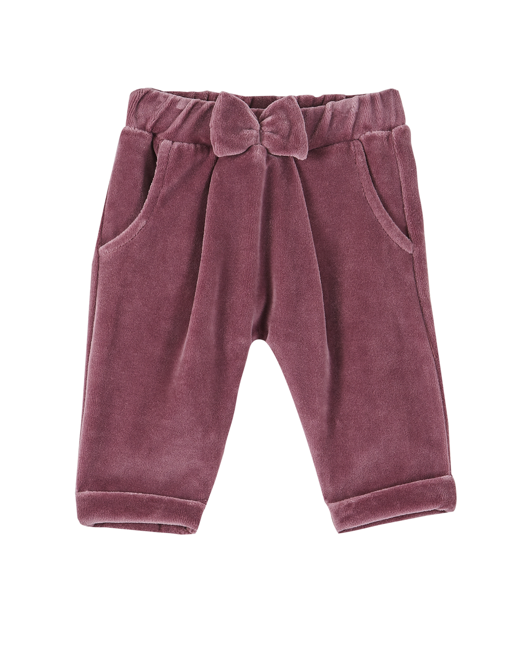 Pantalon éponge velours violet