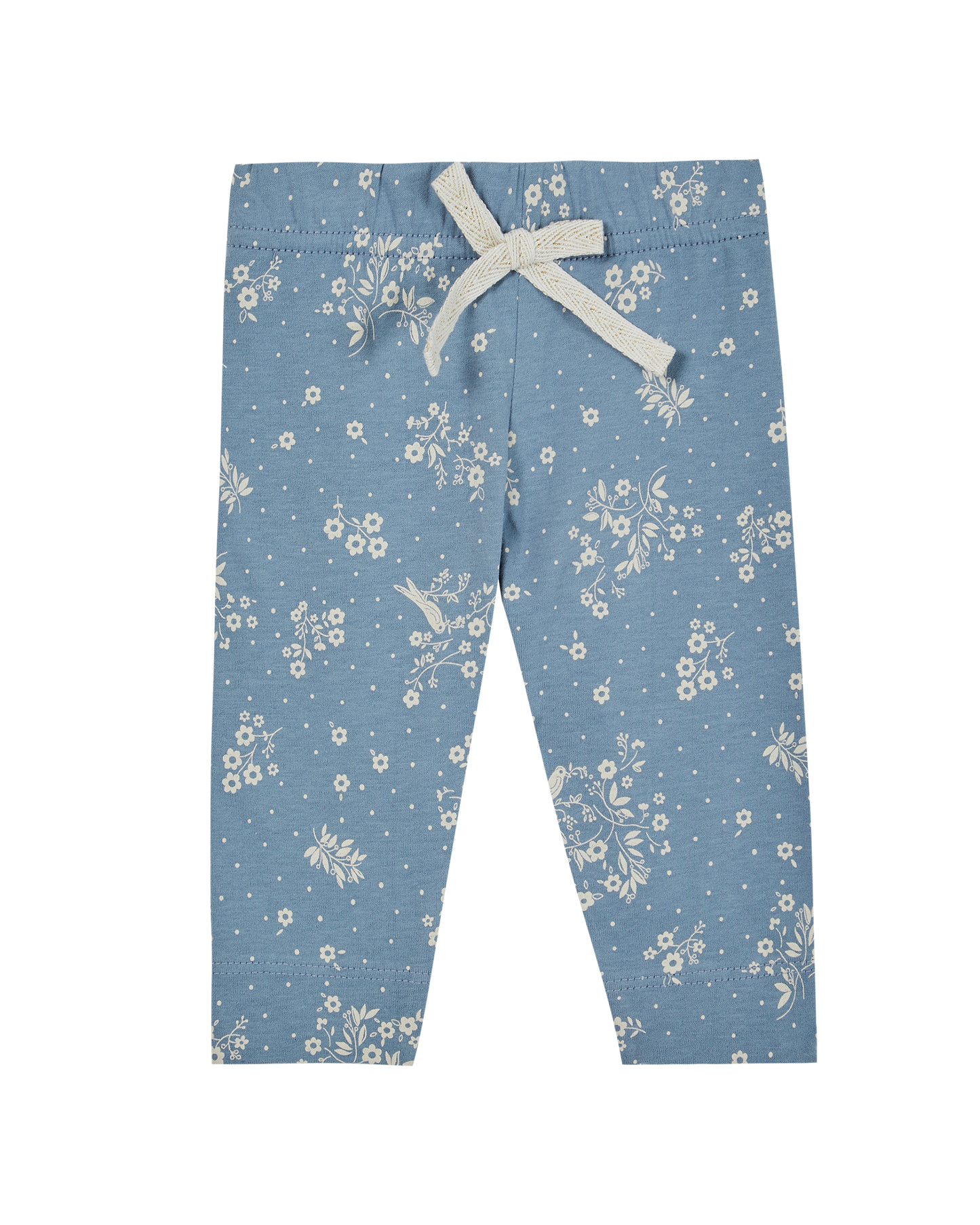 Legging oiseau bleu jersey coton biologique