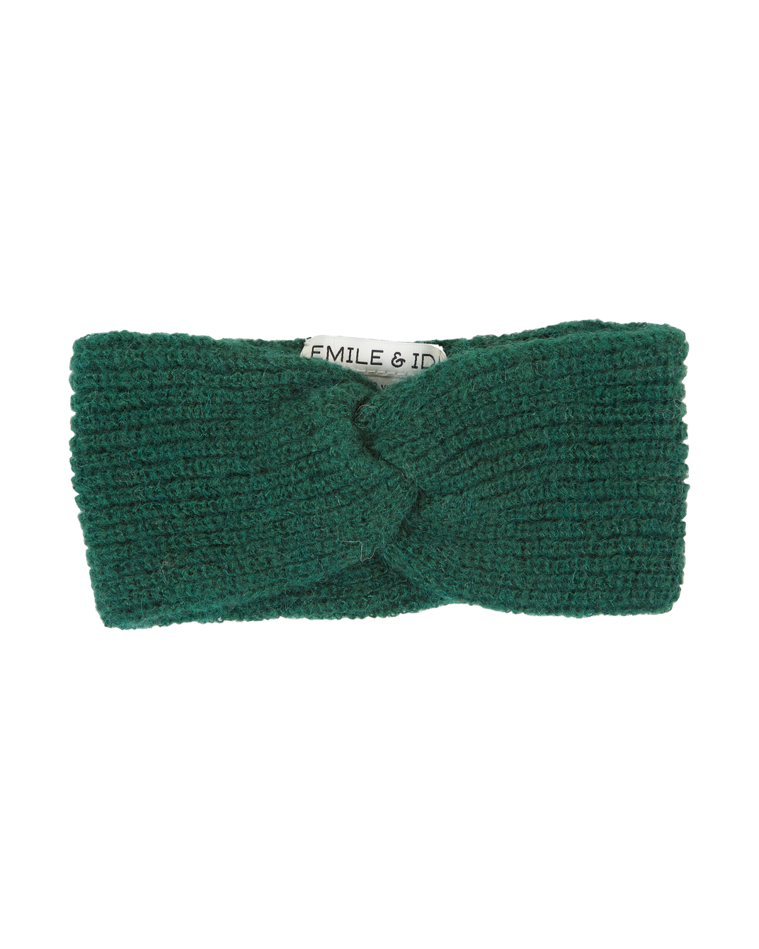 Bandeau alpaga vert foncé