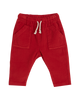 Pantalon velours rouge