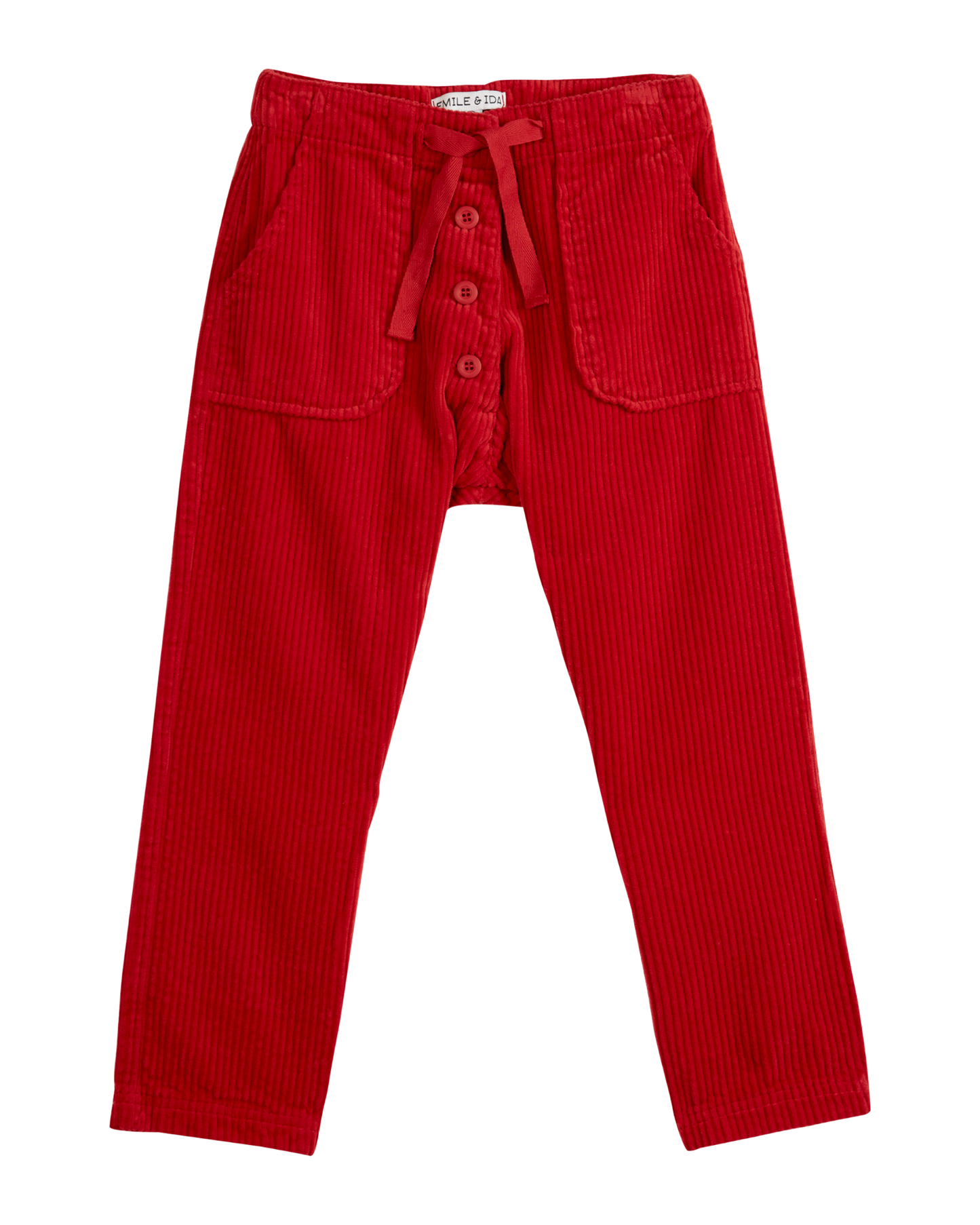 Pantalon velours rouge