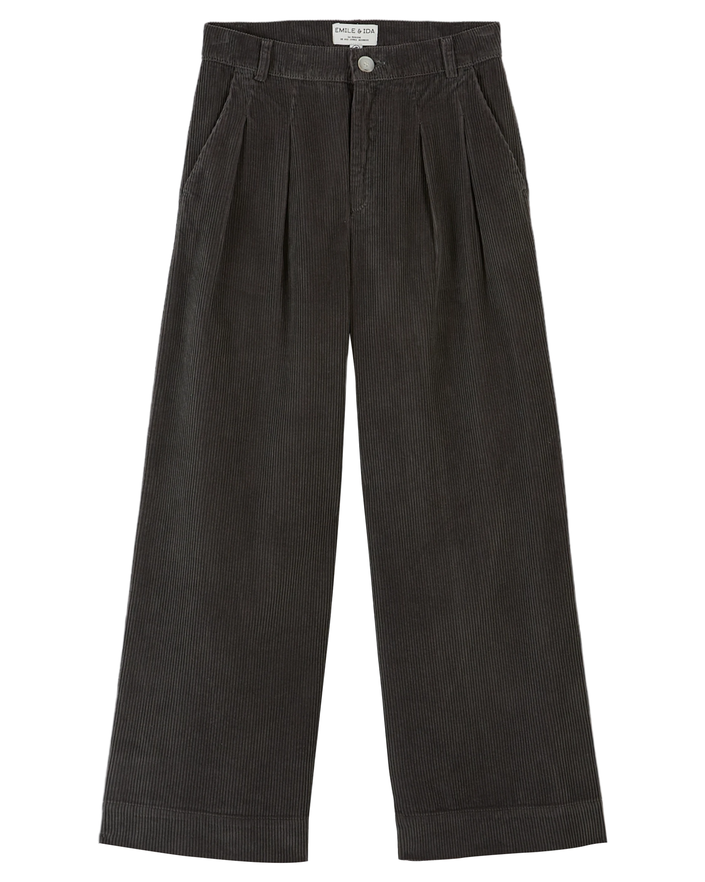 Pantalon palazzo velours noir