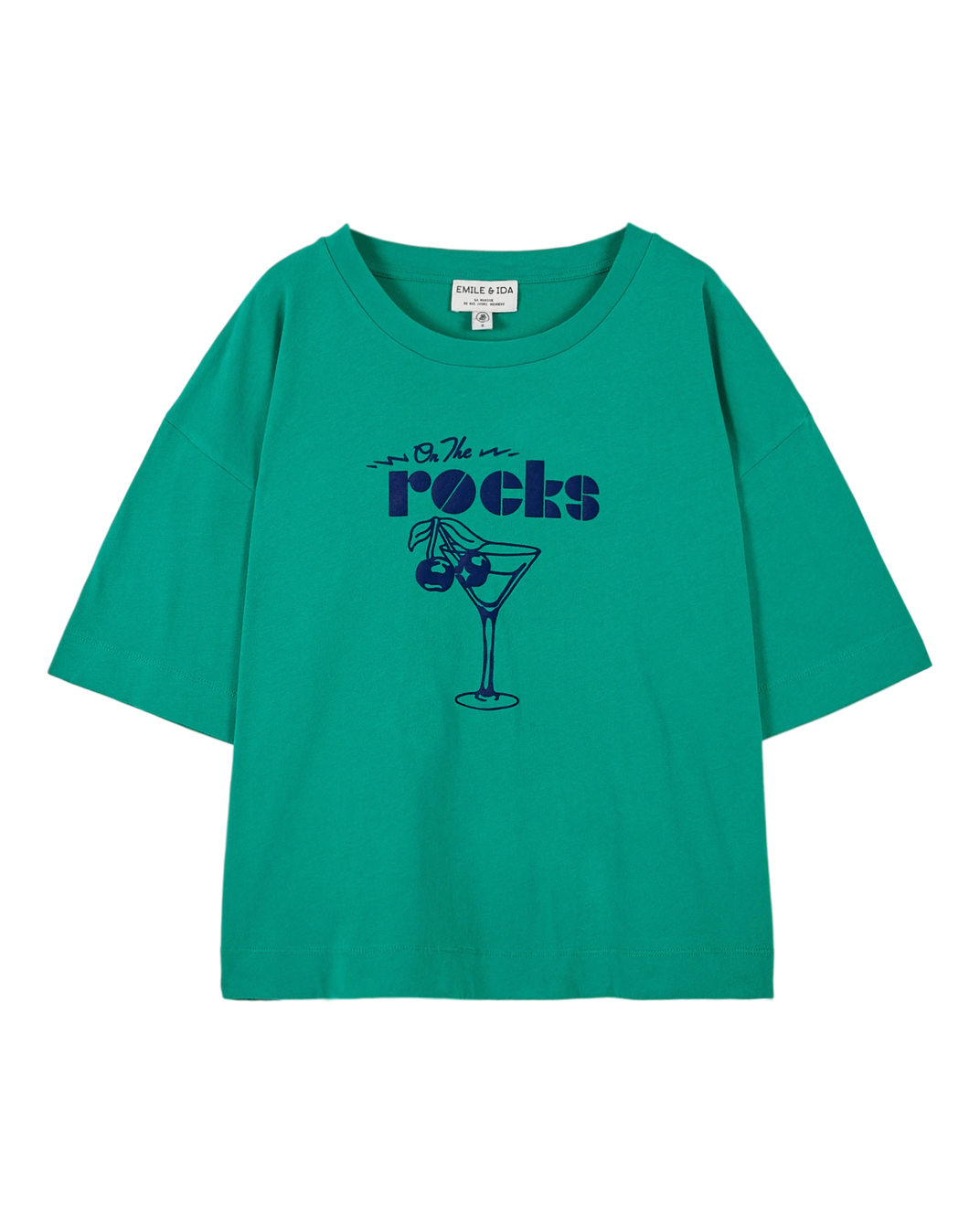 T-shirt On the Rocks coton bio menthol