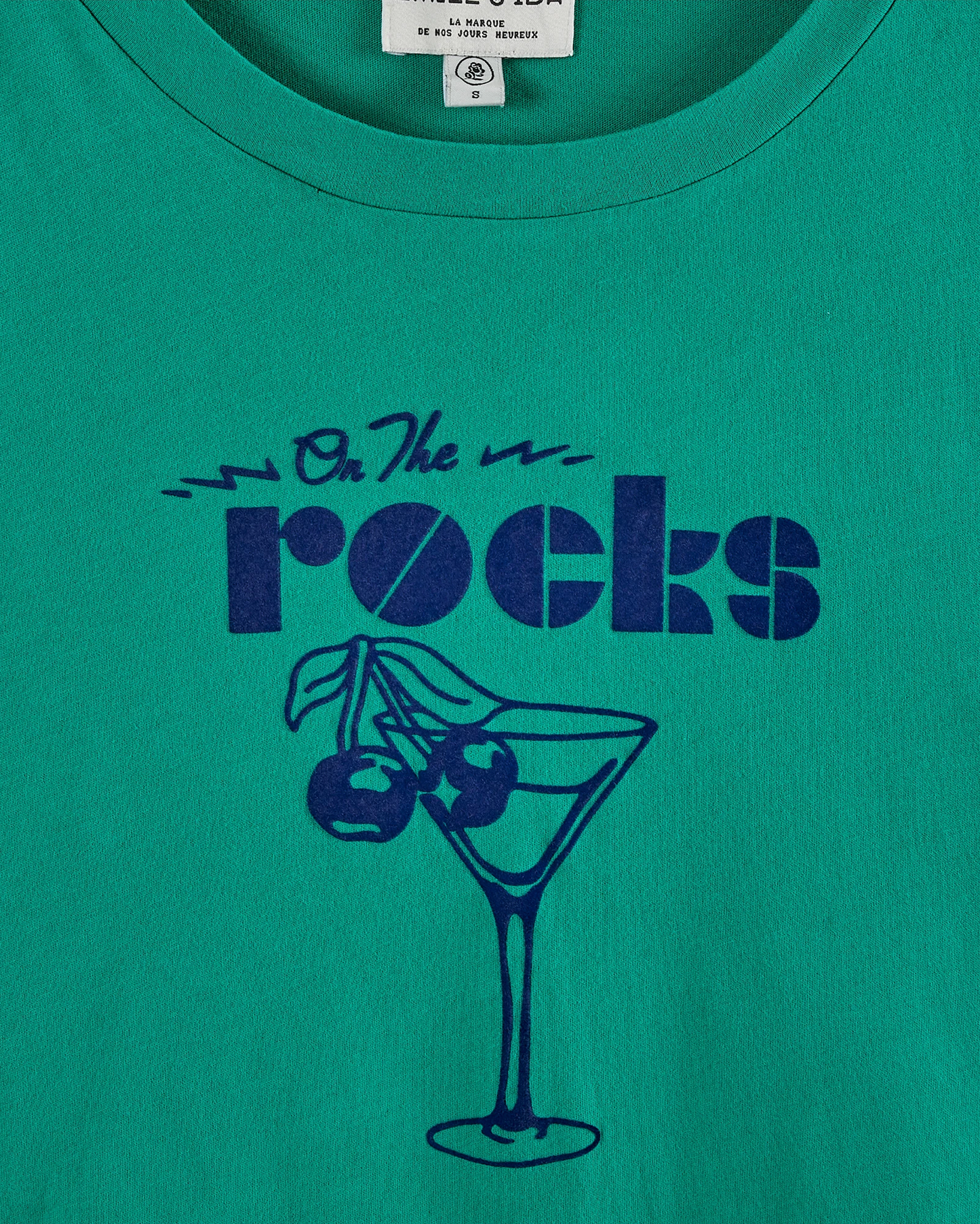 T-shirt On the Rocks coton bio menthol