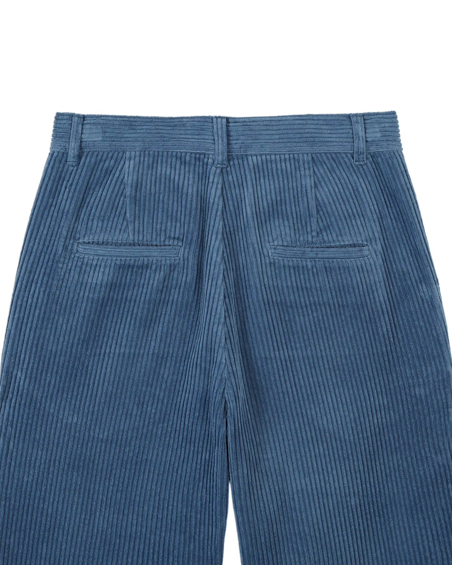 Pantalon wide velours bleu