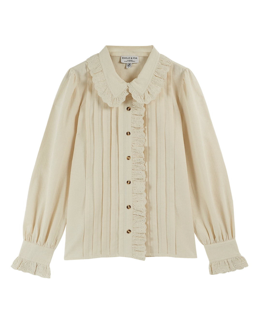 Chemise vintage crème