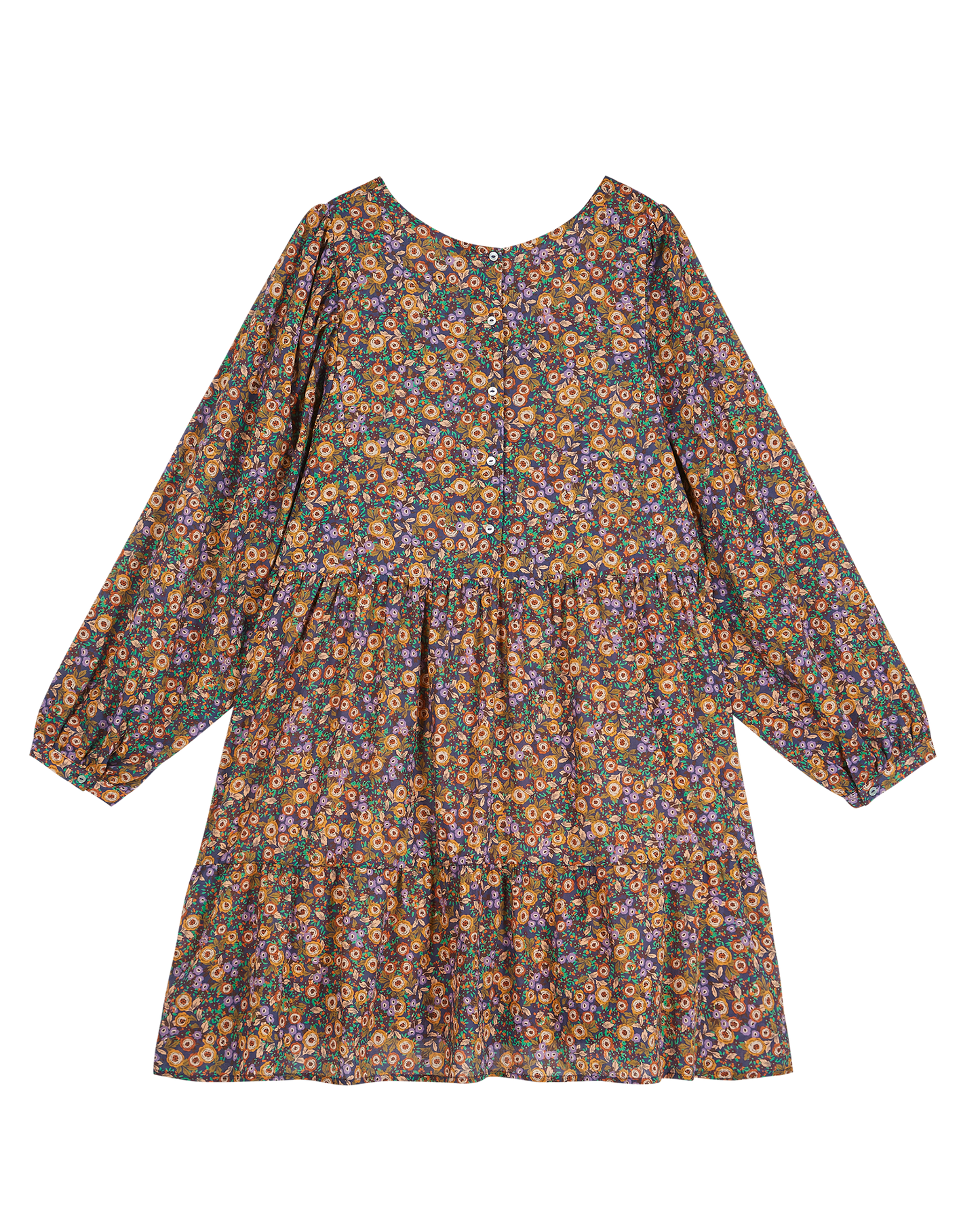 Robe voile de coton floral multi