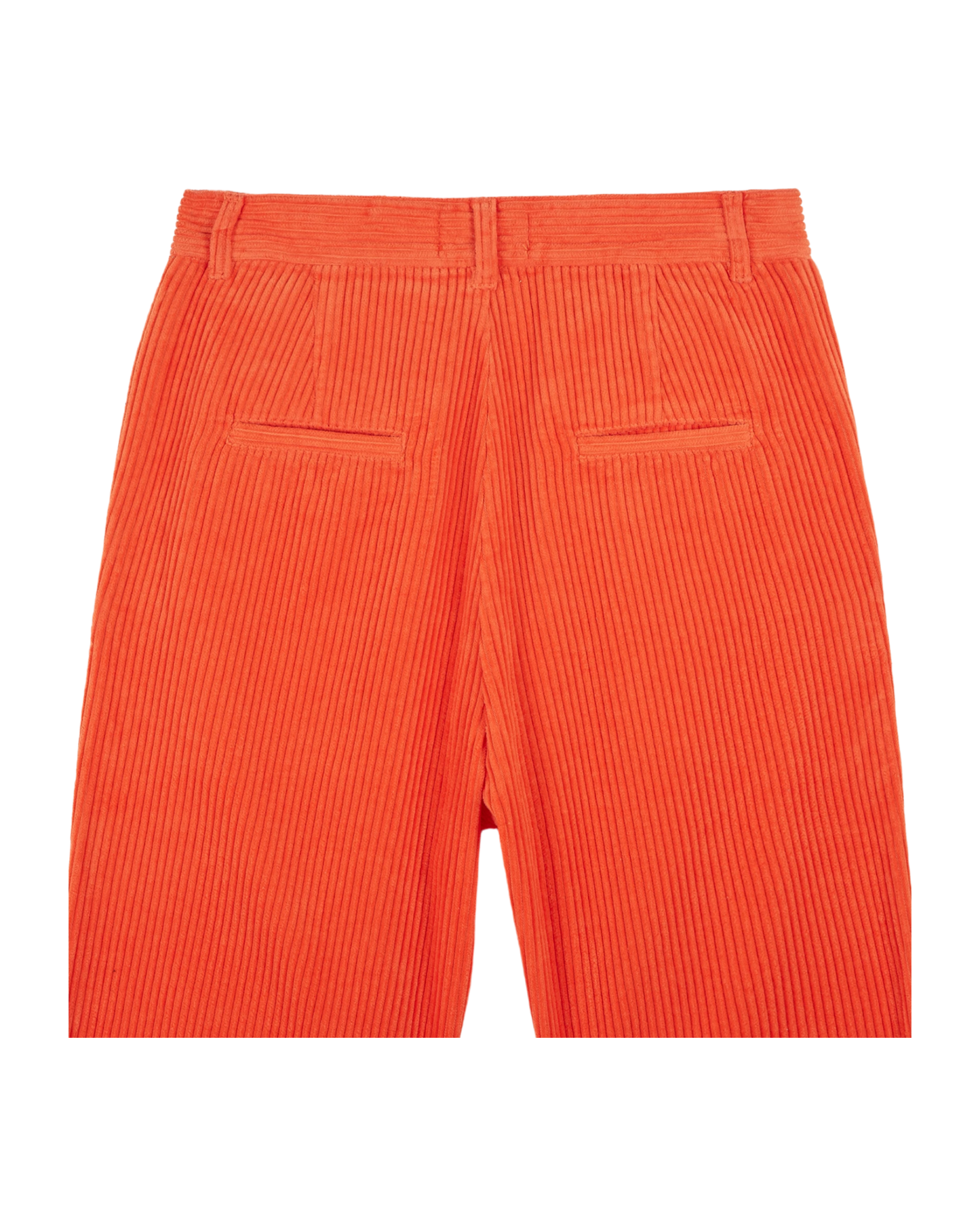 Pantalon wide velours orange