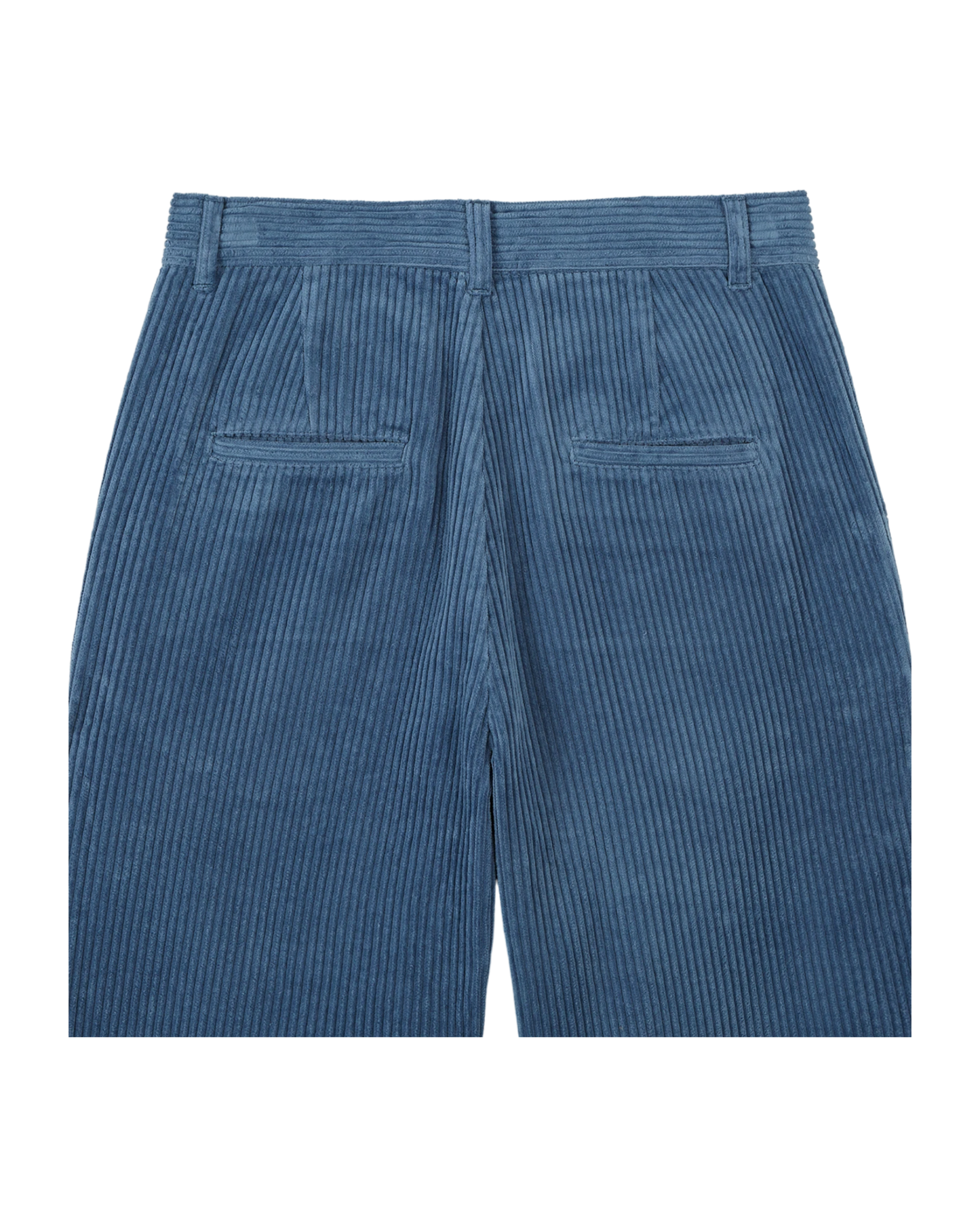 Pantalon wide velours bleu