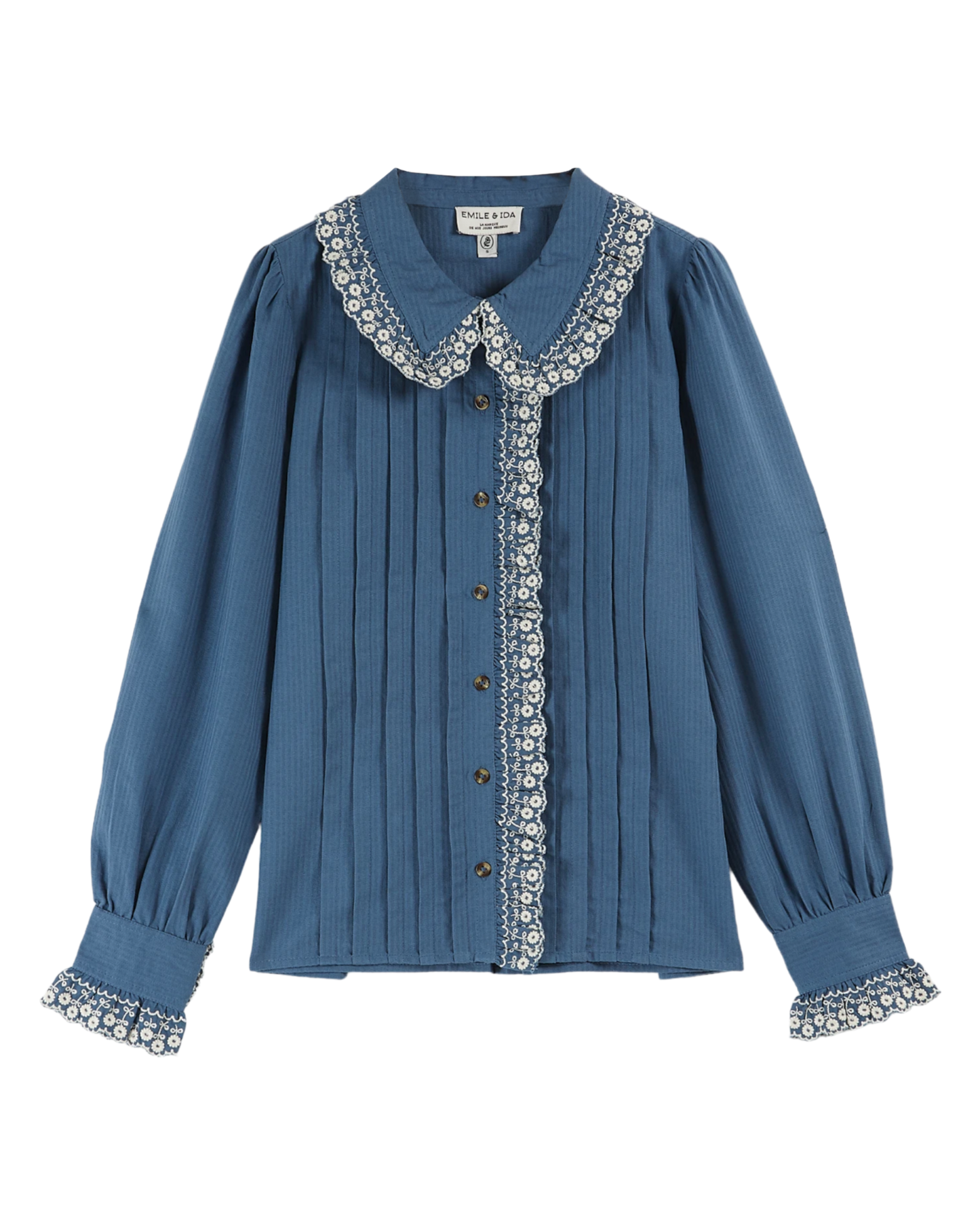 Chemise vintage bleu