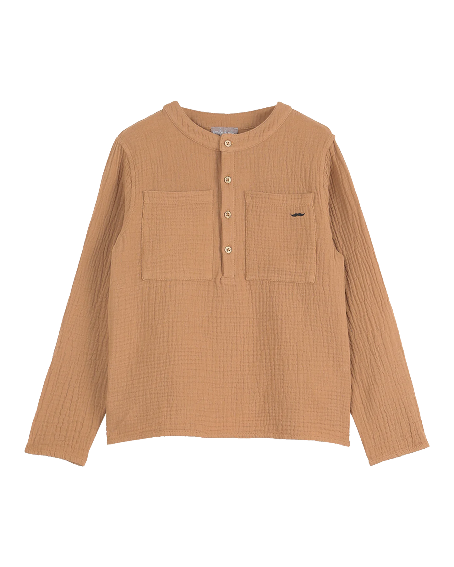 Kurta en gaze de coton macchiato