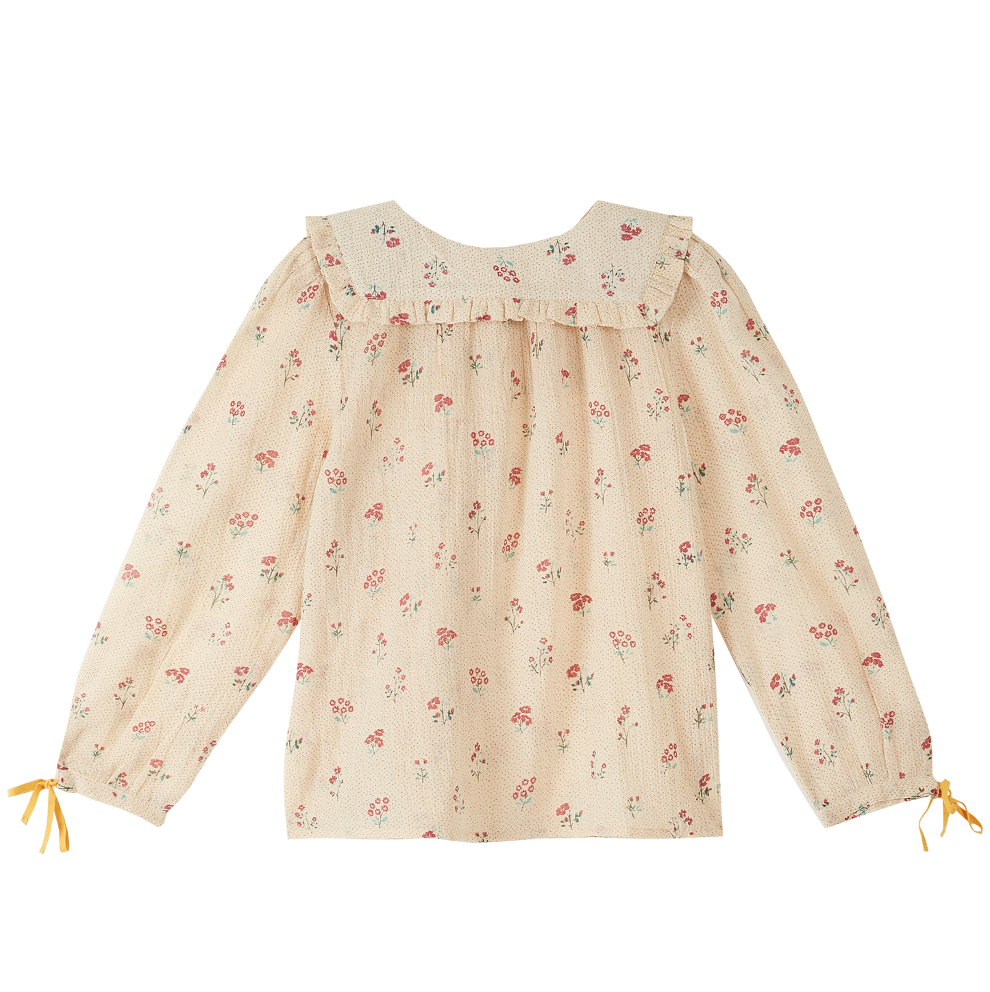 Blouse voile de coton capucine