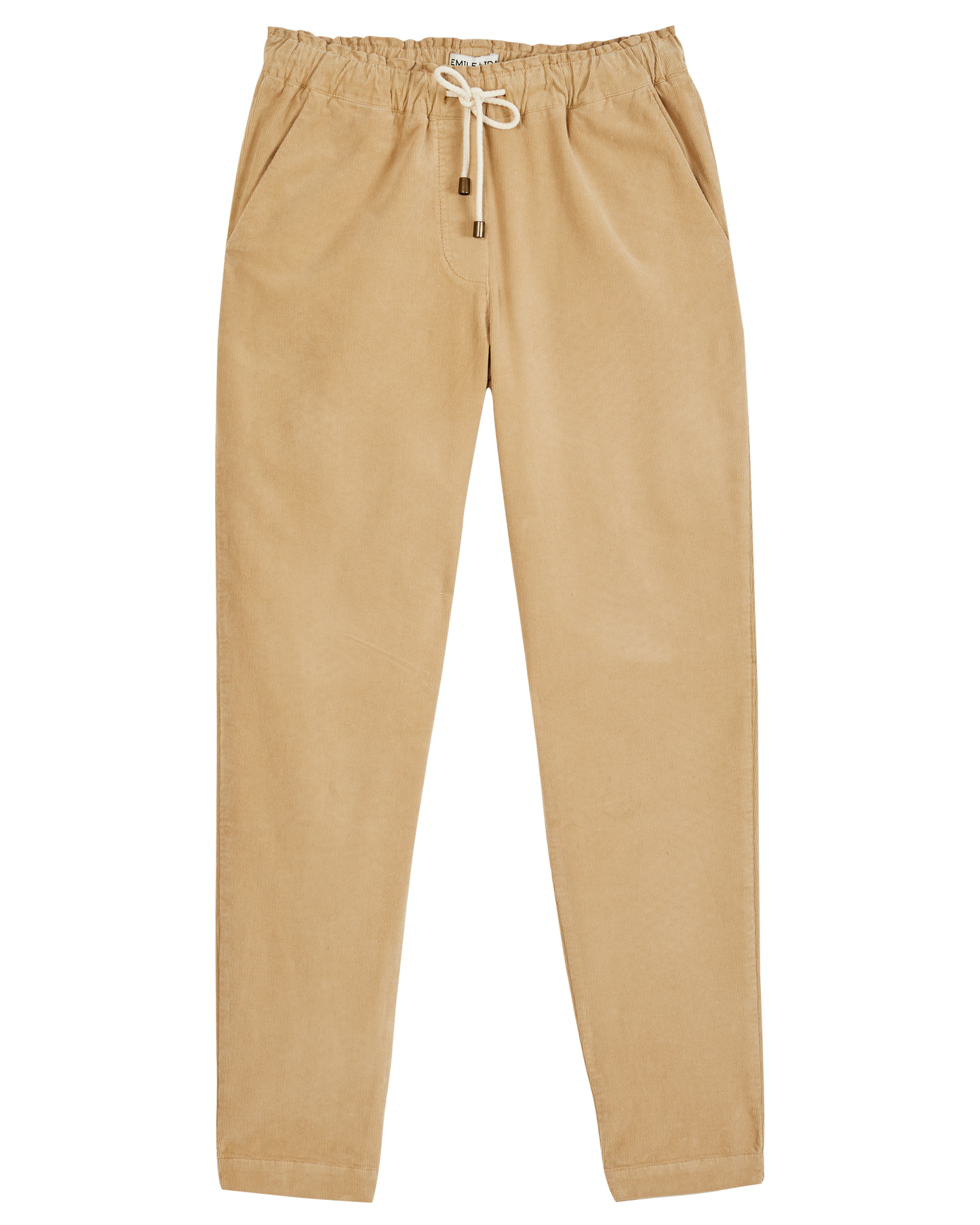 Pantalon velours biscotte