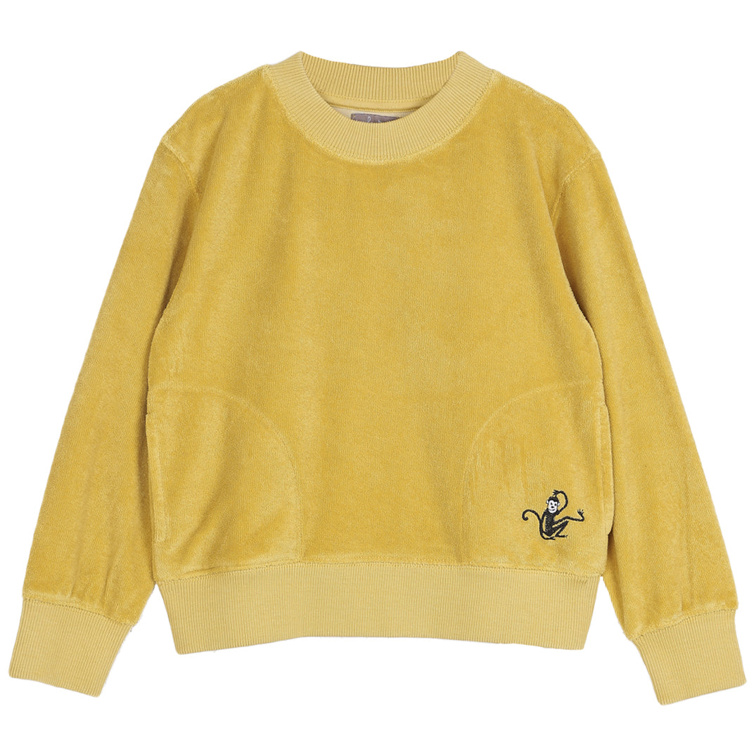 sweatshirt garcon en tissu eponge biologique soleil