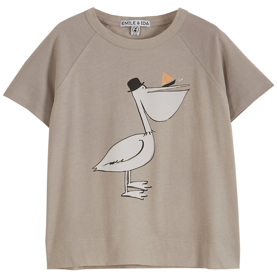 Tee-shirt coton gris