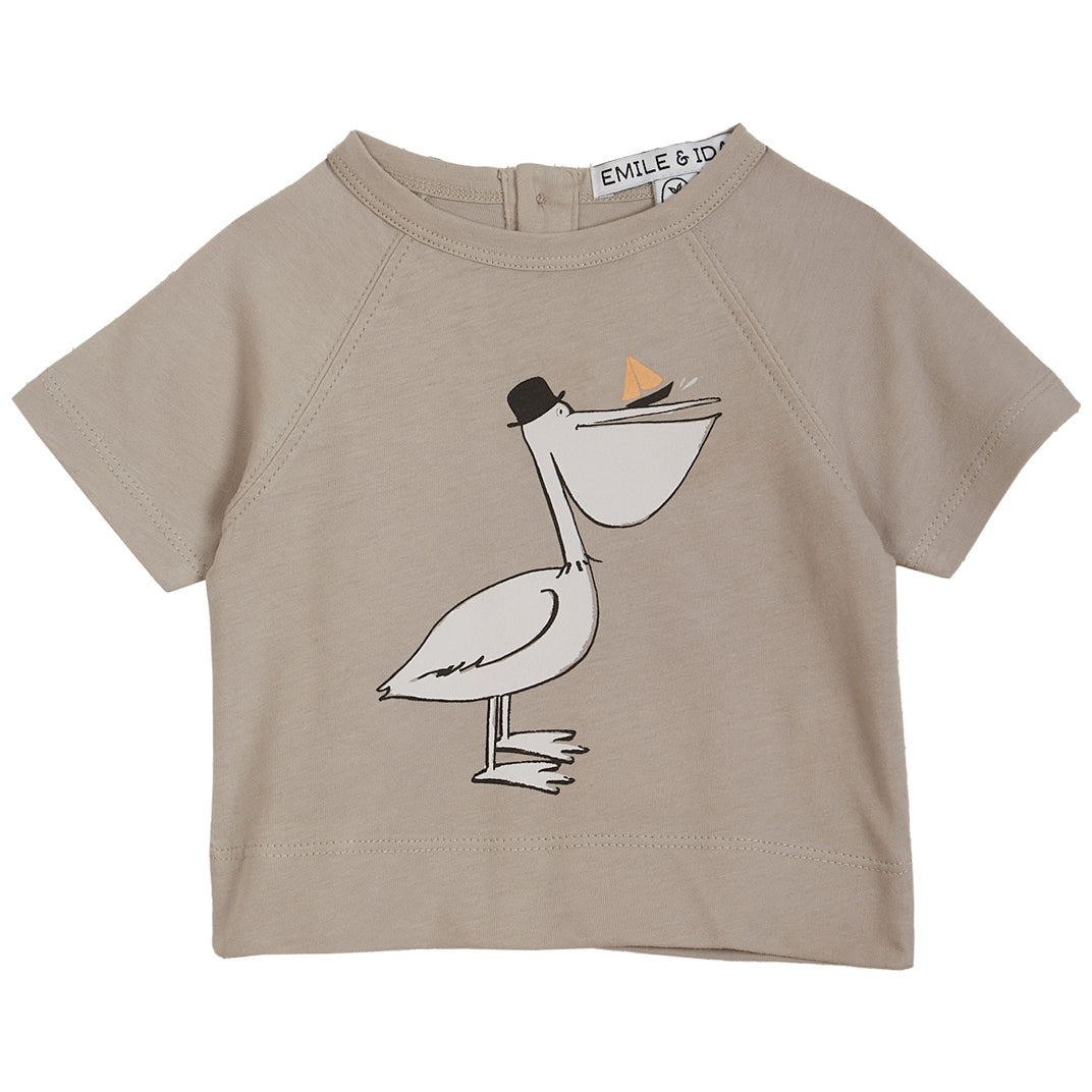 Tee-shirt coton gris