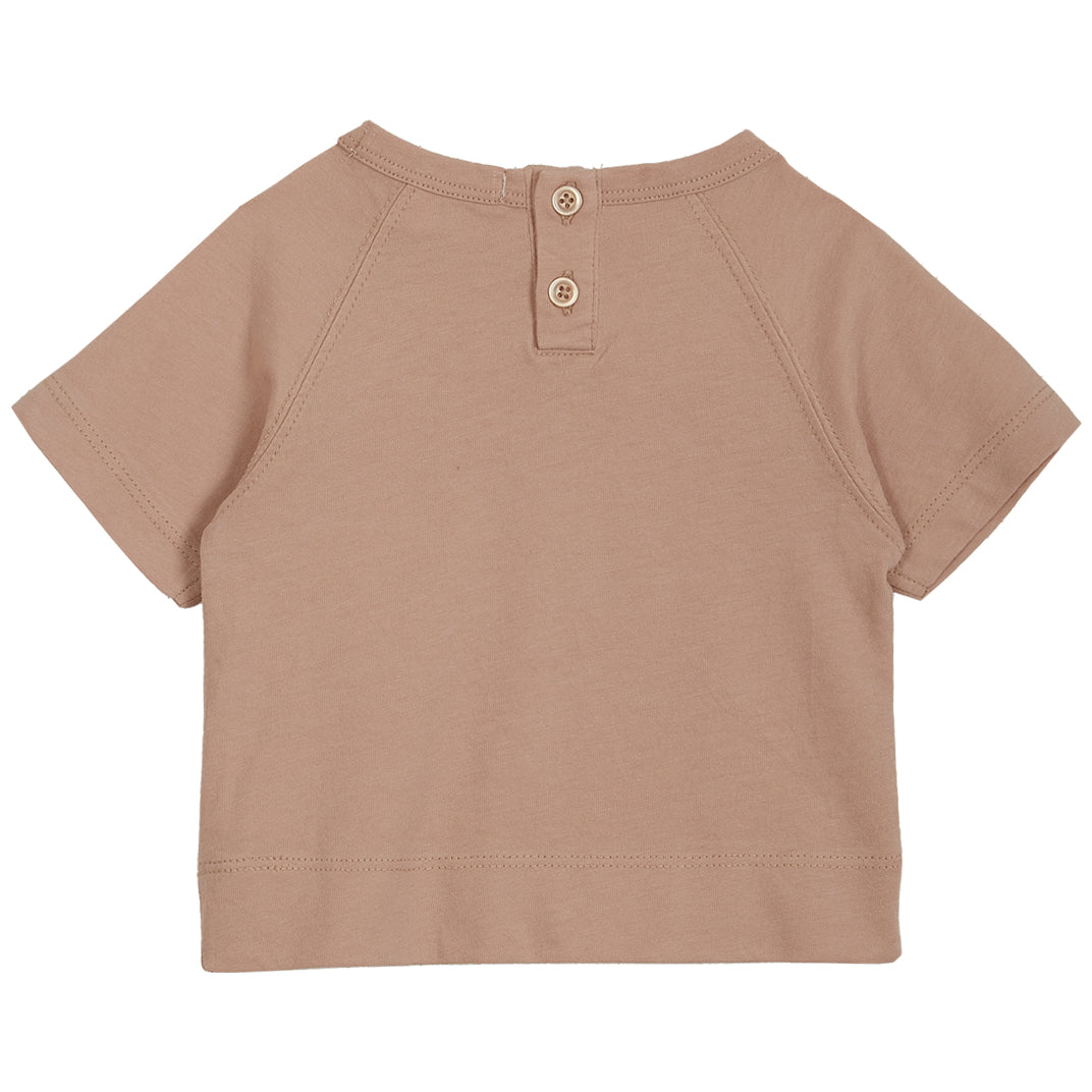 Tee-shirt coton beige