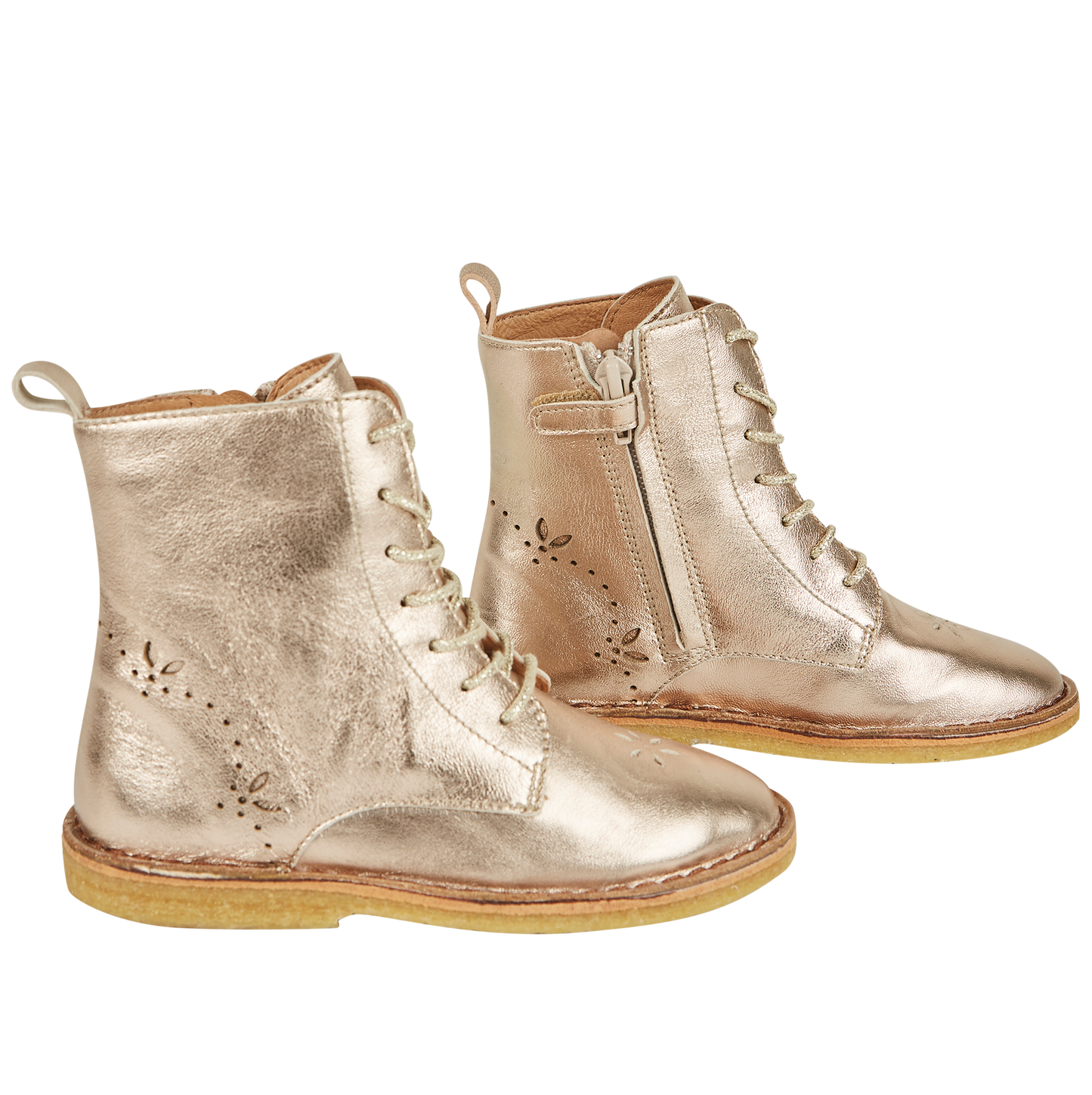 Boots cuir or